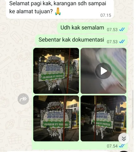 Pengiriman Papan Bunga Selamat Tunggorono Kutoarjo