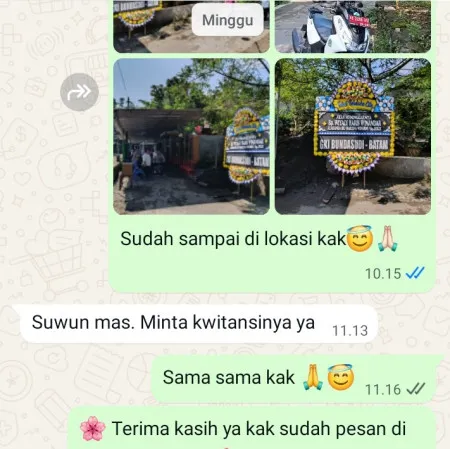 Pengiriman Papan Bunga Duka Tunggorono Kutoarjo
