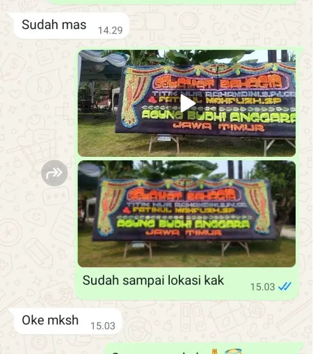 Pengiriman Papan Bunga Tunggorono Kutoarjo