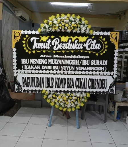 Papan Bunga Duka Tunggorono Kutoarjo
